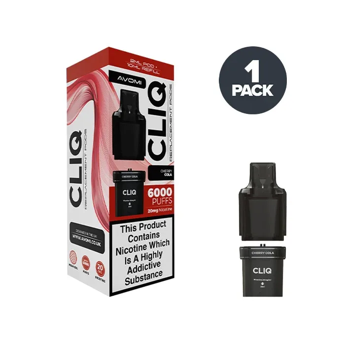 Cherry Cola Avomi Cliq 6000 Prefilled Pods