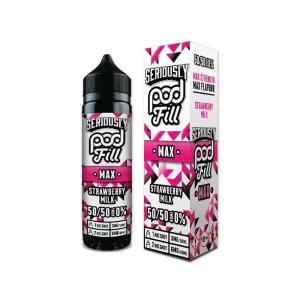 Strawberry Milk Shortfill E-Liquid by Doozy Podfill Max