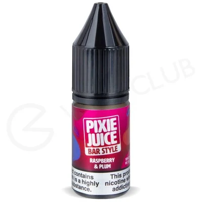 Raspberry & Plum Nic Salt E-Liquid by Pixie Juice Bar Style