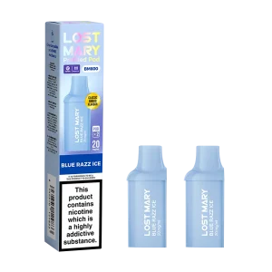 Blue Razz Ice Lost Mary BM600 Pods