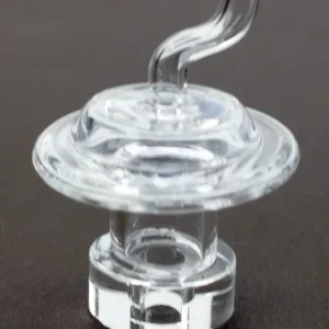 Clear Glass Quartz Carb Cap