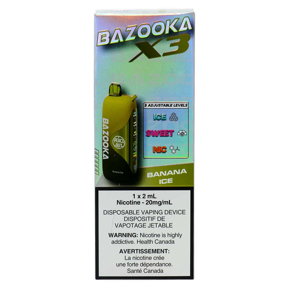 Bazooka X3 Banana Ice 2ml 20mg