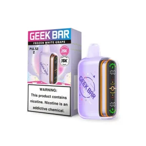 Geek Bar Pulse 2 Frozen White Grape - Geek Bar Pulse 2 Frozen White Grape