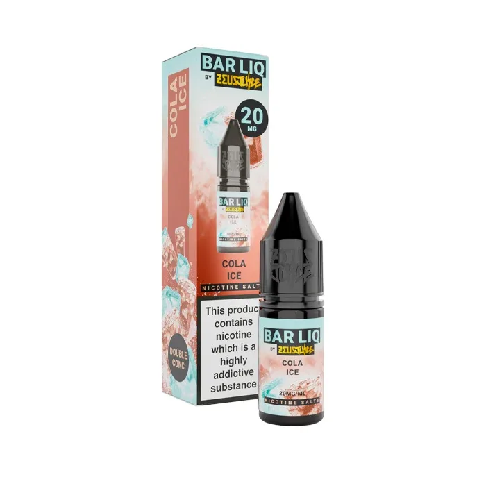 Cola Ice Nic Salt E-Liquid by Zeus Juice Bar Liq