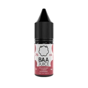Strawberry Cherry Raspberry 10ml Nic Salt E-Liquid by Baa Juice