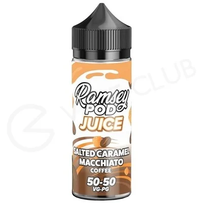 Salted Caramel Macchiato Shortfill E-Liquid by Ramsey Pod 100ml