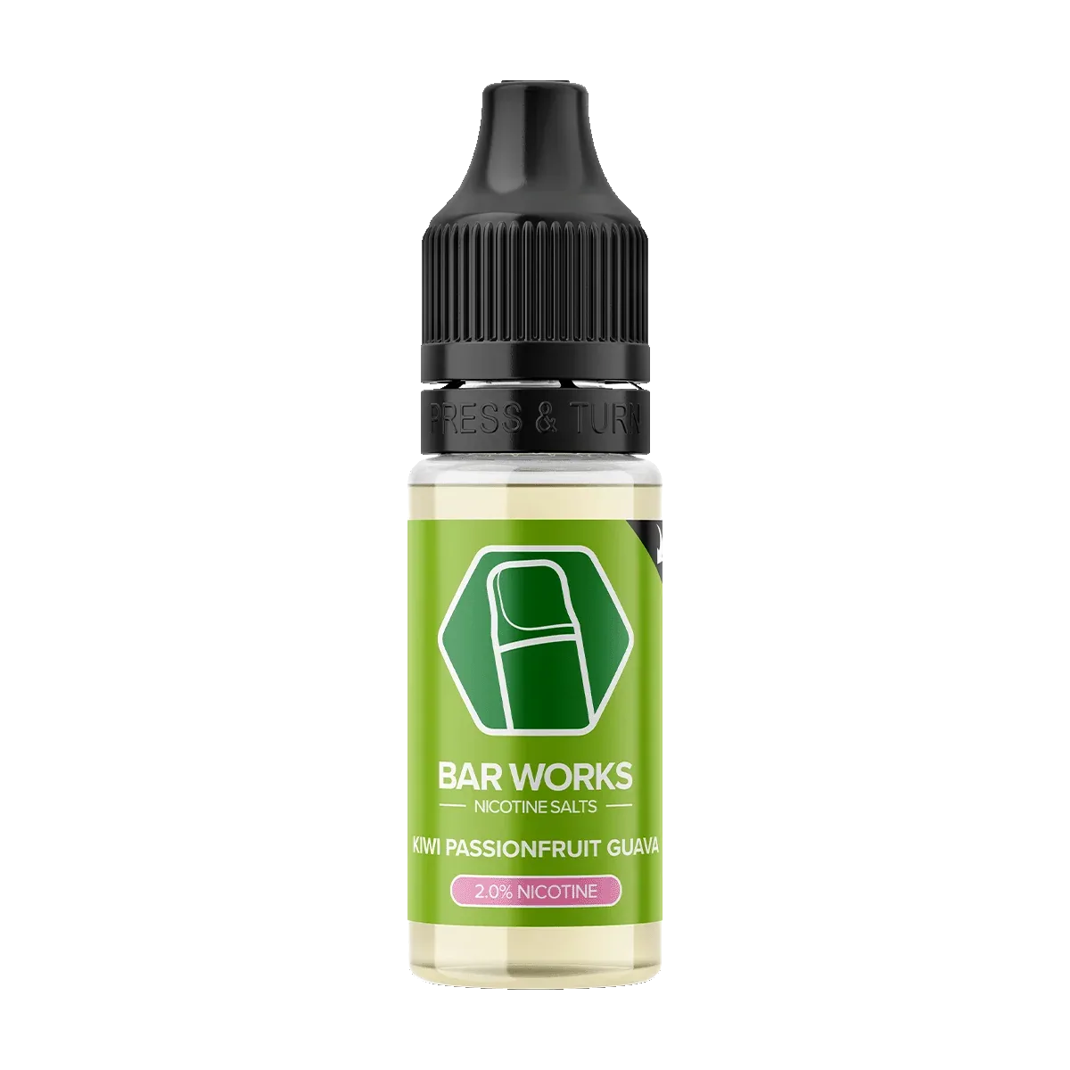 Kiwi Passionfruit Guava Nic Salt by Bar Works - 10ml - Image 2