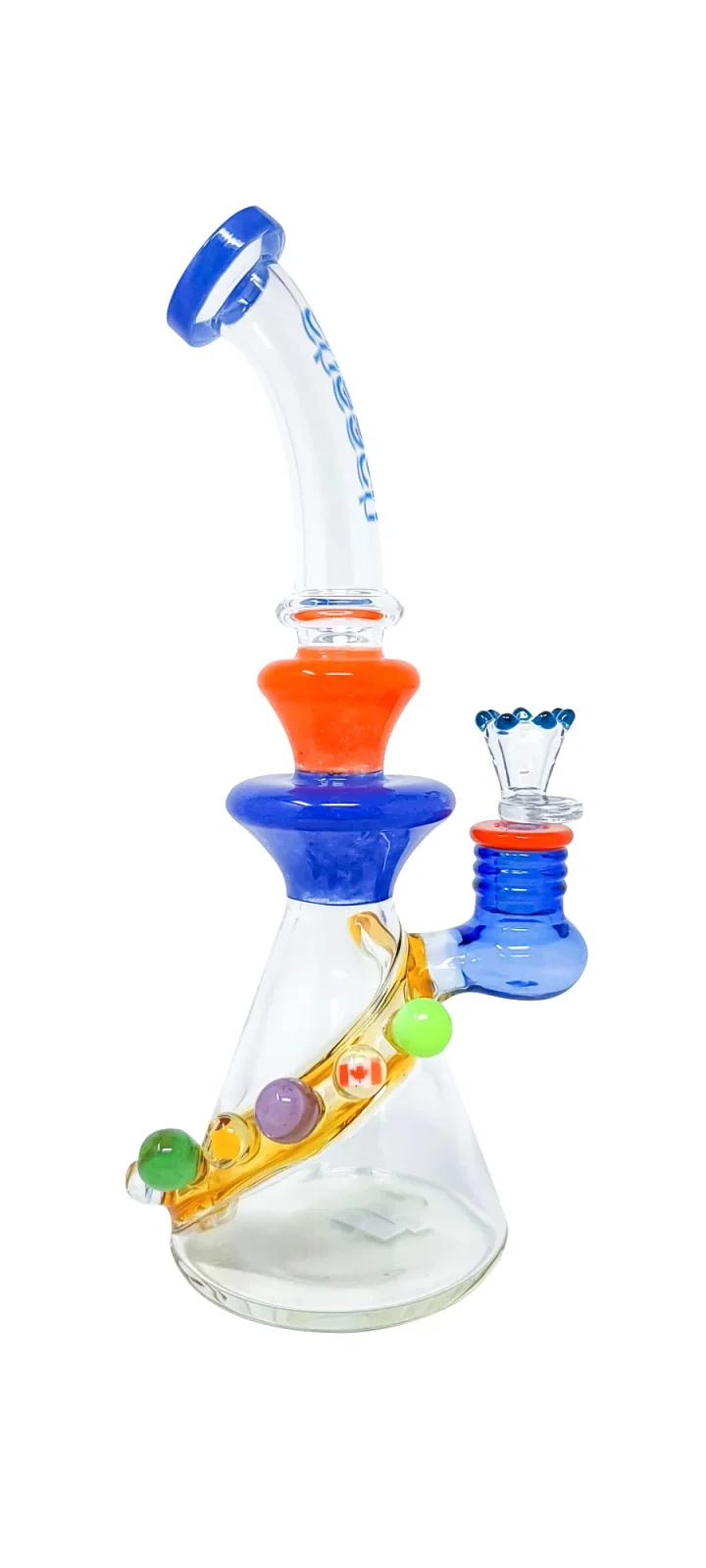 Cheech Glass 11" Marble Slide Bong - Image 2