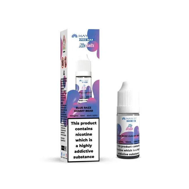 Hayati Pro Max Nic Salt Blue Razz Gummy Bear 10ml E-Liquid