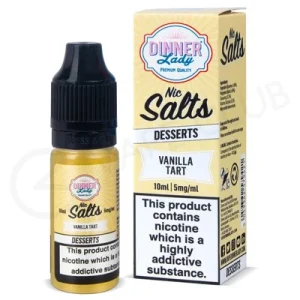 Vanilla Tart Nic Salt E-Liquid by Dinner Lady