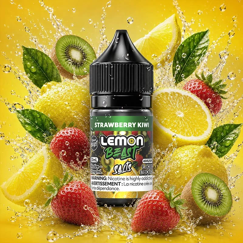 Lemon Beast Strawberry Kiwi 30 ml Salt Nic E-Liquid