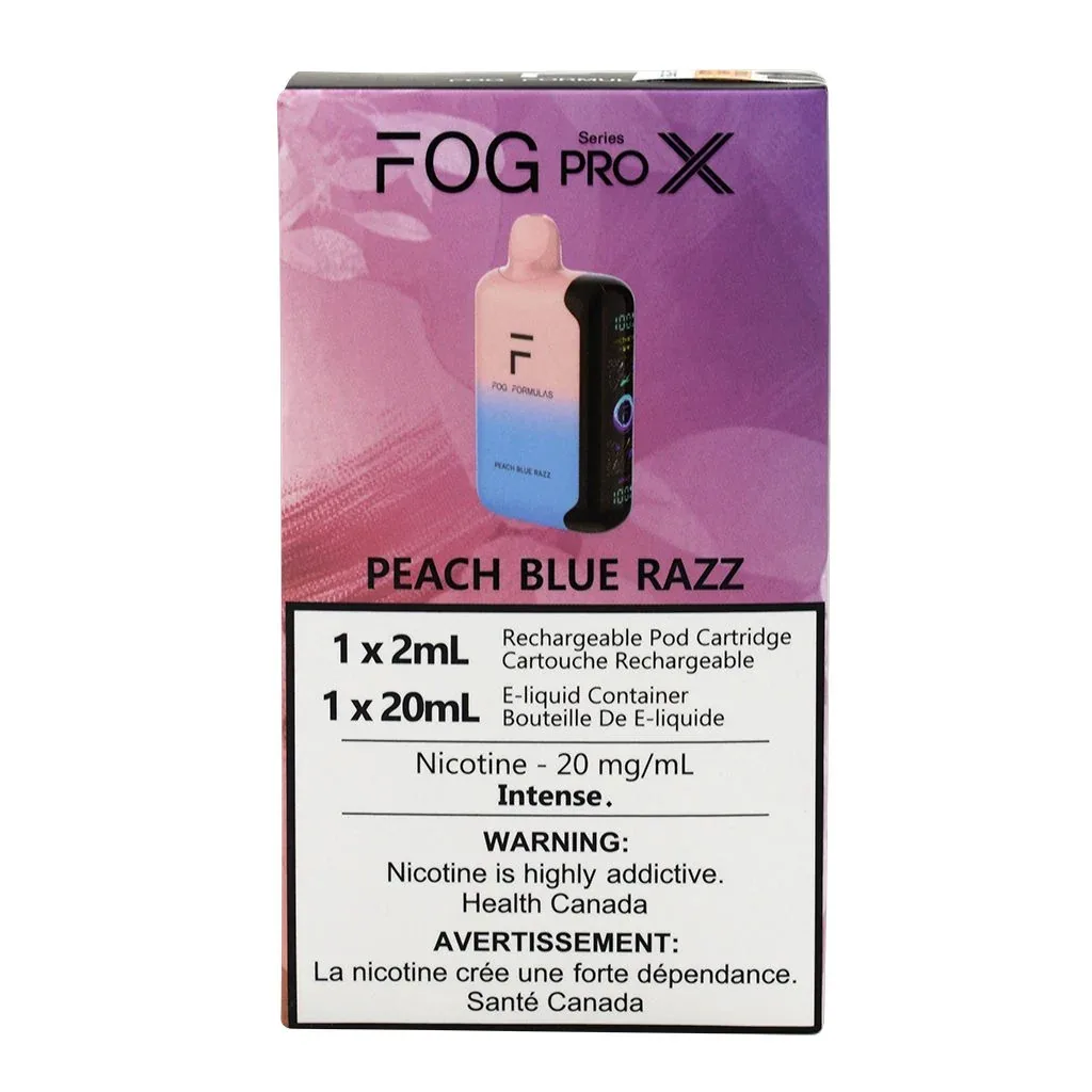 Fog Pro X Peach Blue Razz Ice 50k