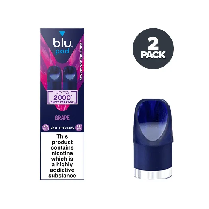 Grape Blu Bar Pre-filled Pods