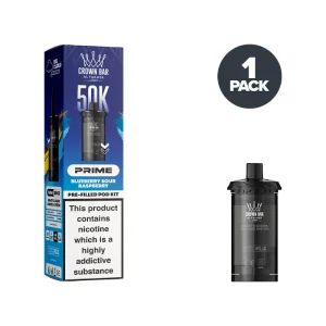 Blueberry Sour Raspberry Al Fakher Hypermax Prime 50K Refill Pack