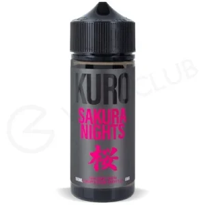 Sakura Nights Shortfill E-Liquid by Kuro 100ml