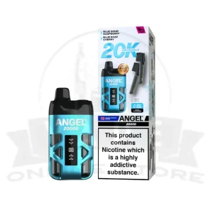 Sky Blue Edition Vapes Bars Angel 20000 Prefilled Pod Kit