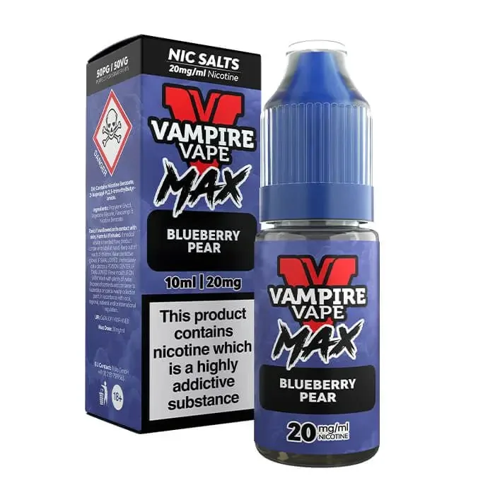 Vampire Vape Max Blueberry Pear 10ml Nic Salts