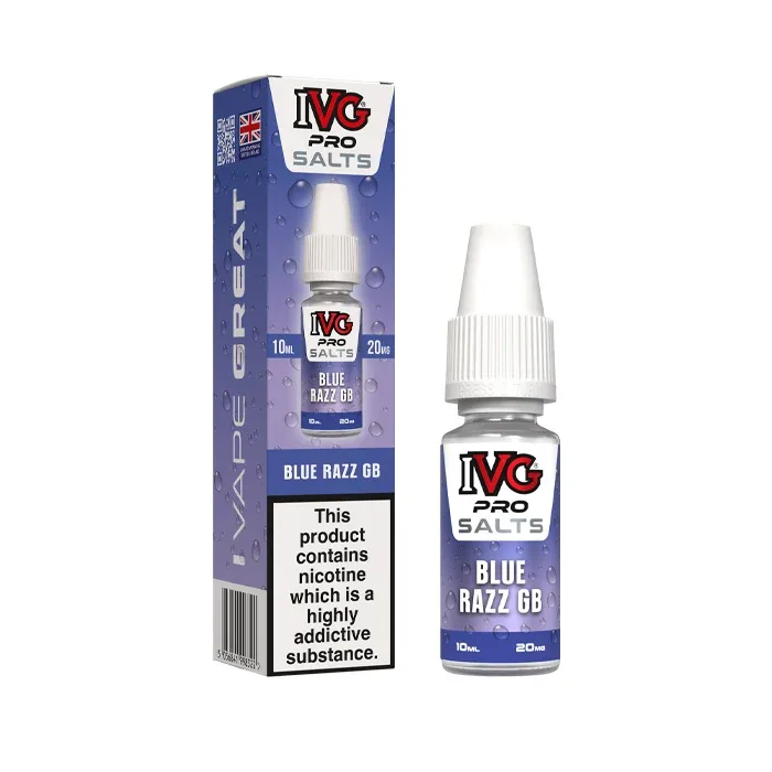 Blue Razz GB Nic Salt E-Liquid by IVG Pro