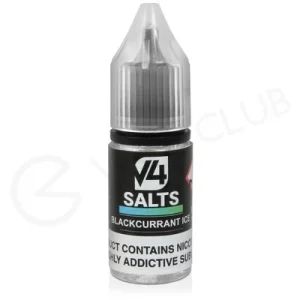 Blackcurrant Ice Nic Salt E-Liquid by V4 VAPOUR