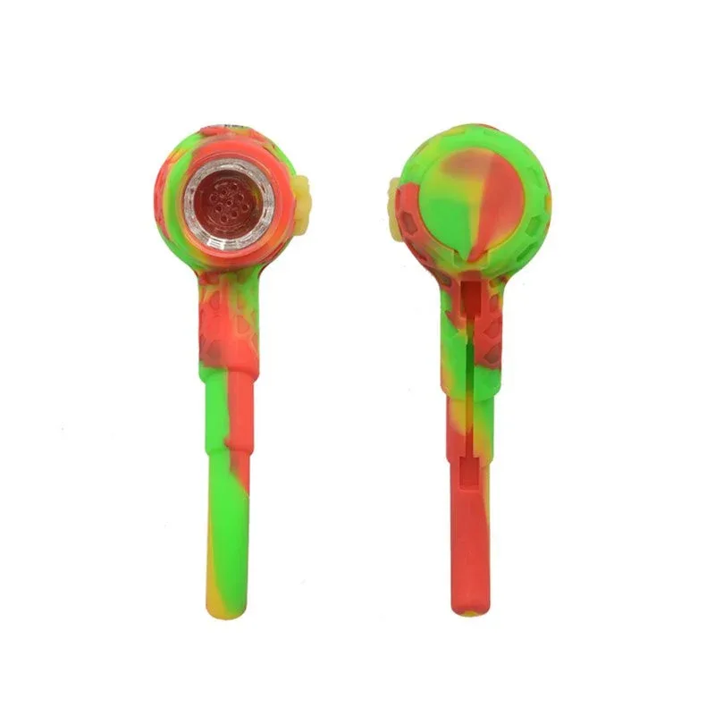 5″ Honeycomb Sherlock Silicone Pipe - Image 2
