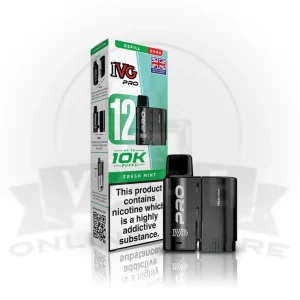 Fresh Mint IVG Pro 12 Prefilled Replacement Pods