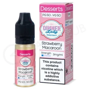 Strawberry Macaroon E-Liquid by Dinner Lady 50/50