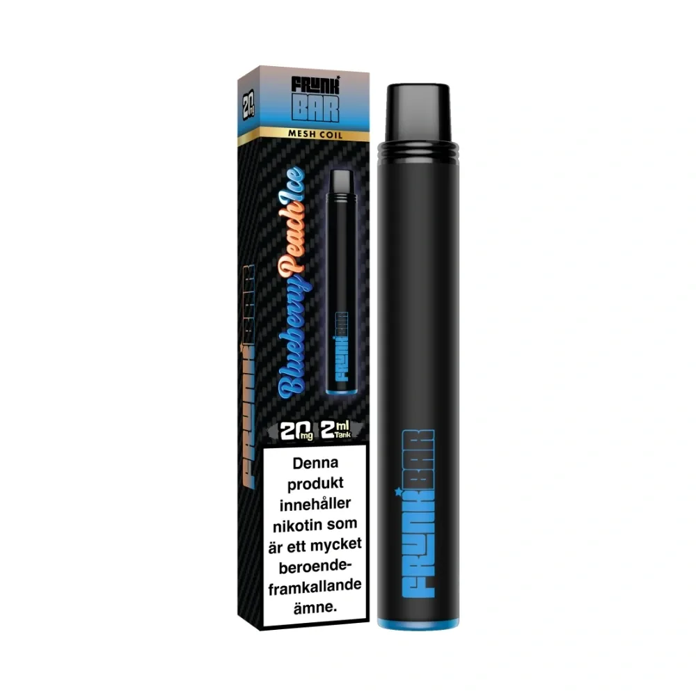 Frunk Bar – Blueberry Peach Ice (20 mg, Engångs vape)