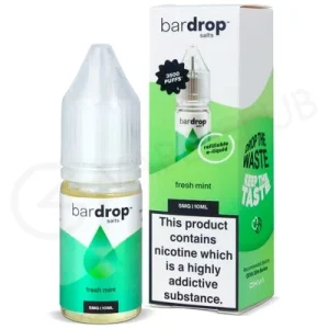 Fresh Mint Nic Salt E-Liquid by Bar Drop Salts