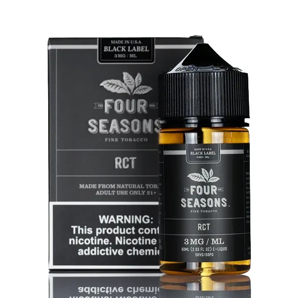 Four Seasons E-liquids - Black Label - RCT - 60ml
