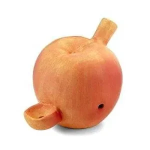 Mini Peach Ceramic Pipe - 3.5"
