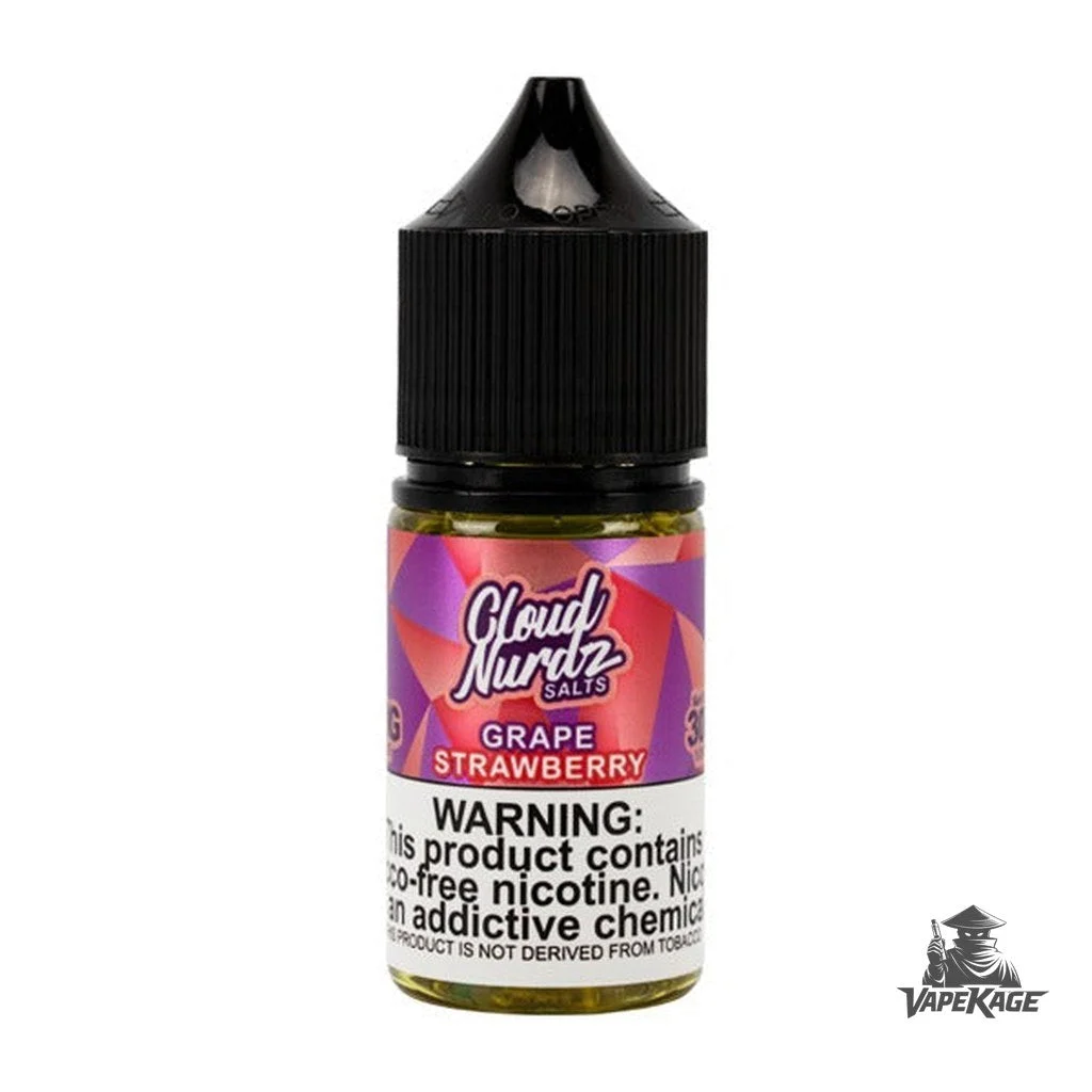 Grape Strawberry by — Cloud Nurdz 30mL Nic Salt