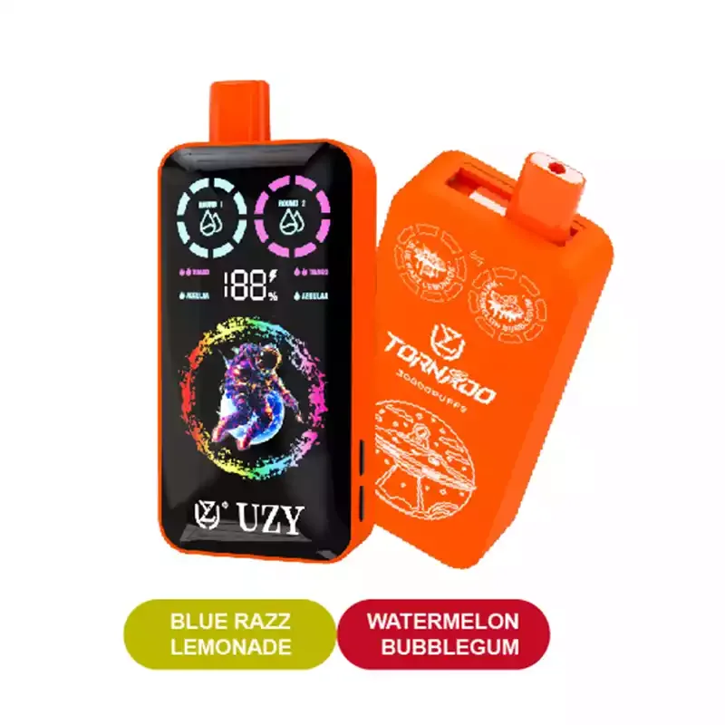 UZY TORNADO 30000 Puffs Double Tastes Bulk Buy 30K Rechargeable Disposable Vapes Wholesale - Image 2