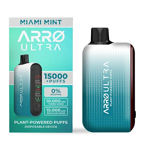 ARRO Ultra Miami Mint 15K ZERO Nicotine Disposable
