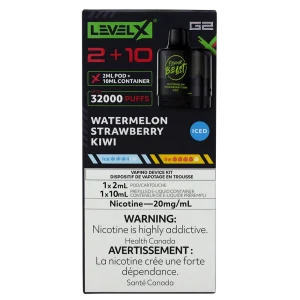 Level X G2 Pod Watermelon Strawberry Kiwi Iced 2ml 20mg