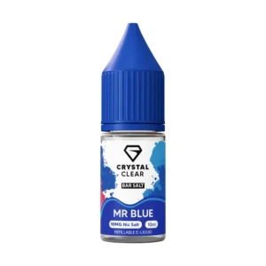 Crystal Clear Nic Salt Eliquid 10ml - Mr Blue
