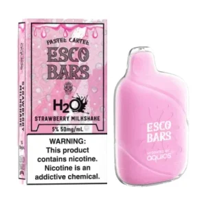 Esco Bars Aquios Mesh 6000 Puffs H2O Disposable - Strawberry Milkshake