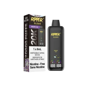Ripper Sleek Zero Nic 20K Grape Ice