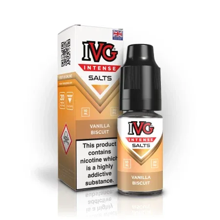 IVG Nic Salt 10ml Eliquid - Vanilla Biscuit