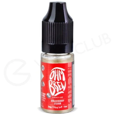 Strawberry Storm E-liquid by Ohm Brew 50/50 Nic Salts