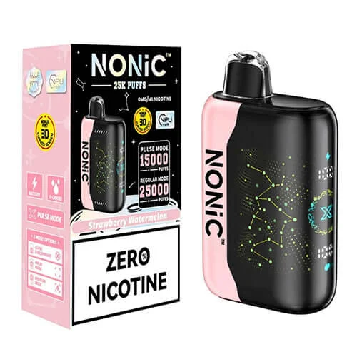 NONIC Strawberry Watermelon 25K ZERO Nicotine Disposable
