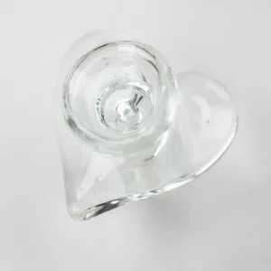 Heart Shaped Glass Bowl