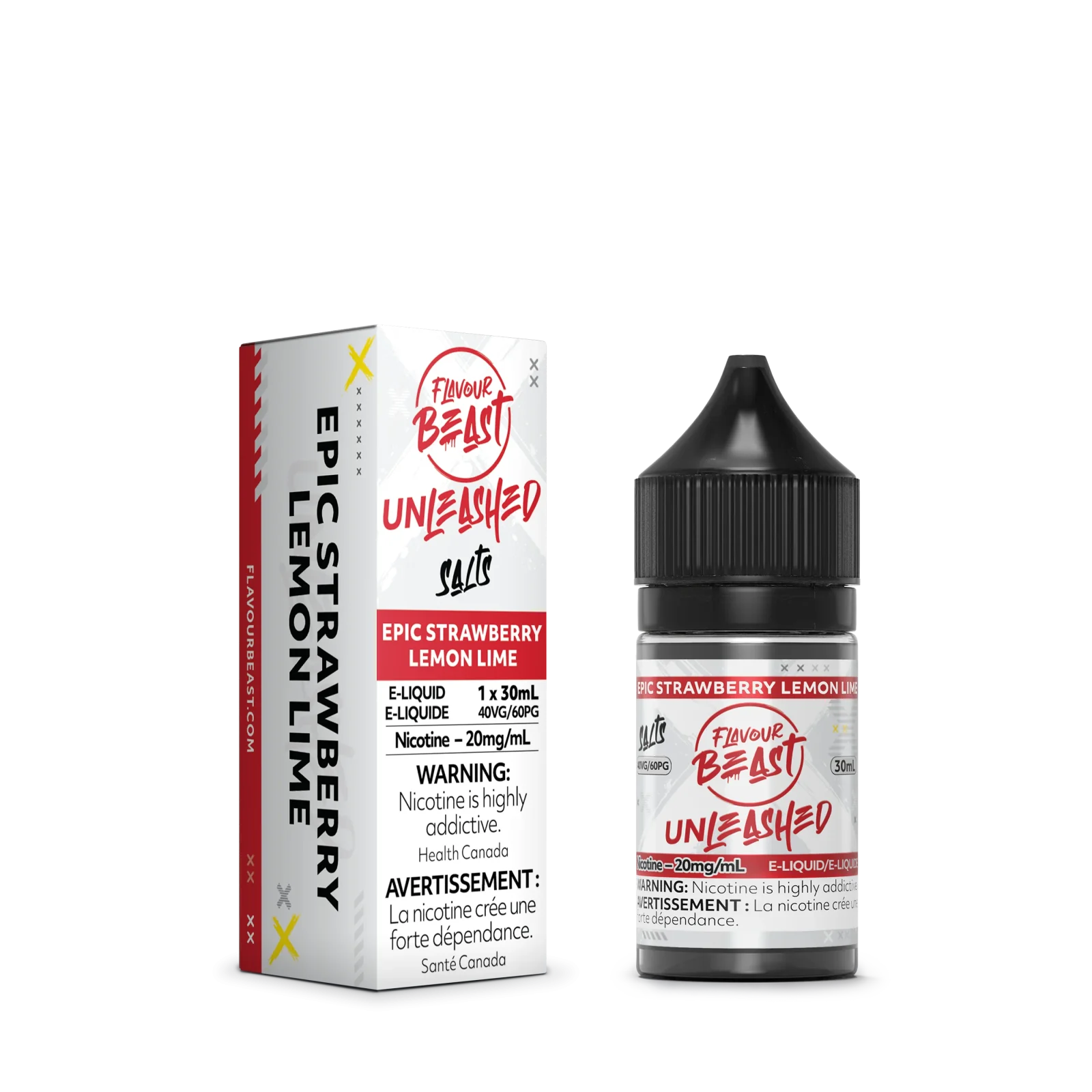 Flavour Beast Unleashed Epic Strawberry Lemon Lime 20mg 30ml
