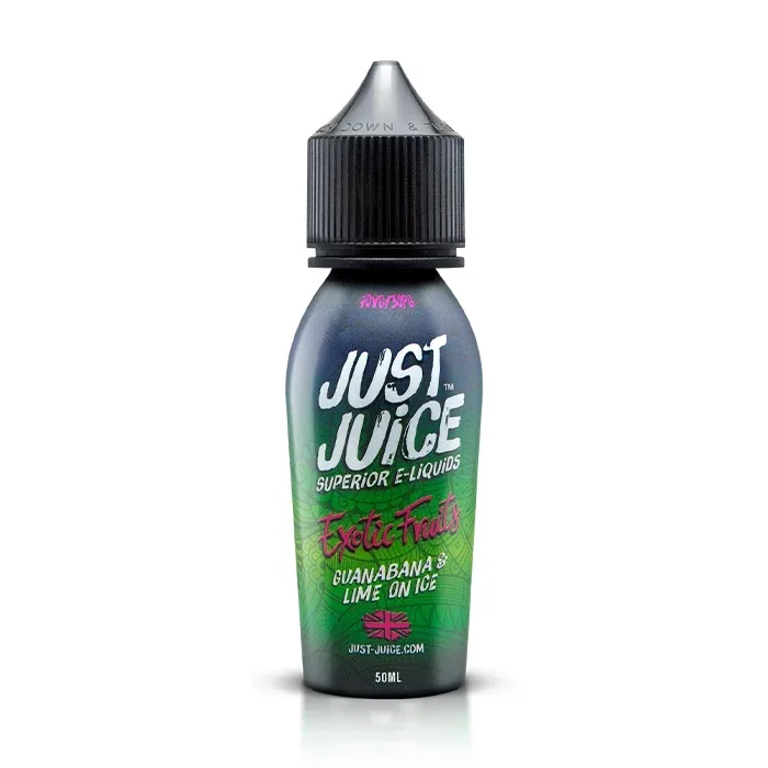 Just Juice Exotic Fruits Guanabana & Lime On Ice 50ml Shortfill E-Liquid