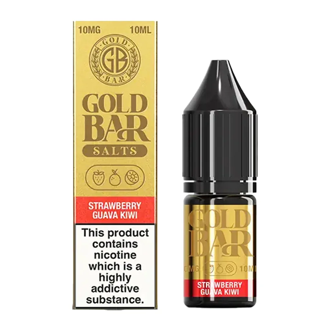 Gold Bar Nic Salts - Strawberry Guava Kiwi