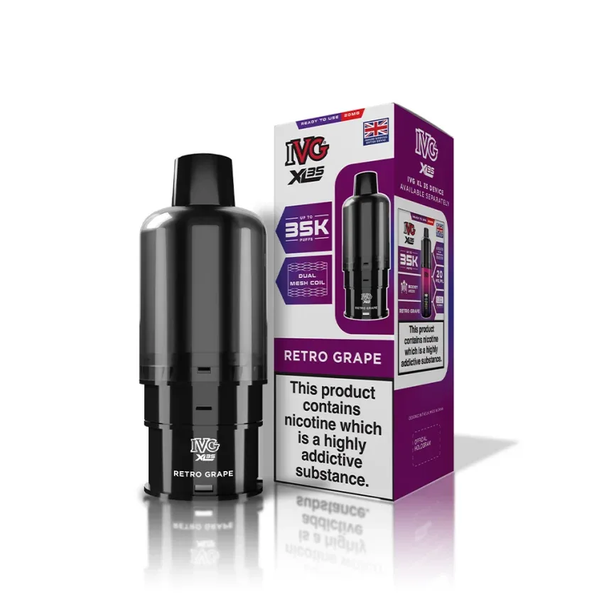 IVG XL 35K Prefilled Pods - Retro Grape