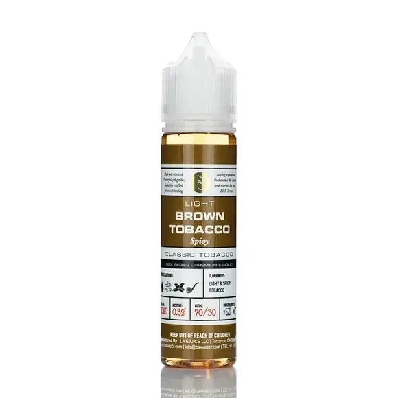 BSX Vapor E-Liquid - Brown Tobacco - 60ml