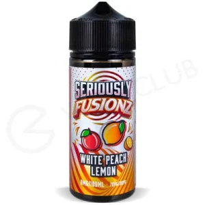 White Peach Lemon Shortfill E-Liquid by Seriously Fusionz 100ml