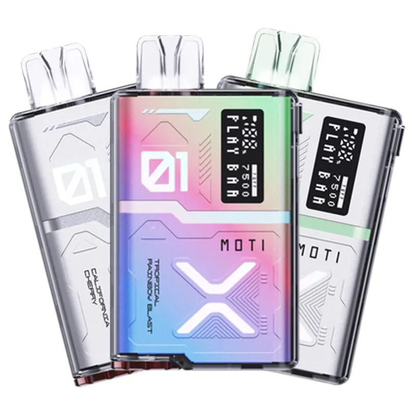 MOTI Play Bar 7500 Puffs Crystal Digital Screen Bulk Buy Rechargeable Disposable Vapes Wholesale