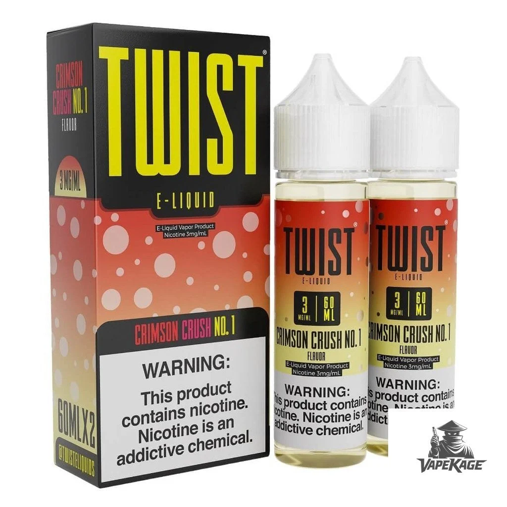 Crimson Crush No. 1 — Twist E-Liquids 120mL (2x60mL twin pack) Freebase