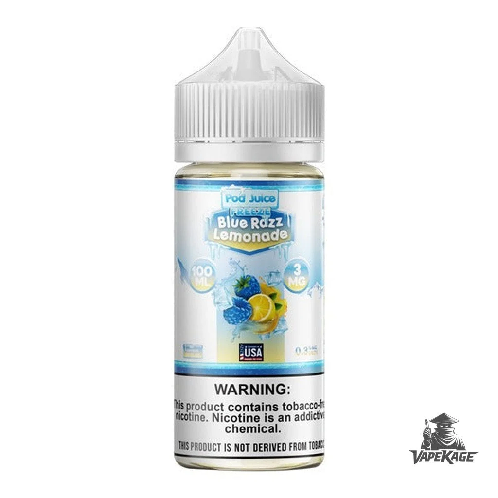 Blue Razz Lemonade Freeze — Pod Juice 100mL Freebase